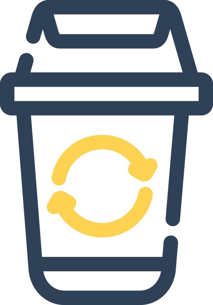 Trash Recycle Creative Icon Design vector