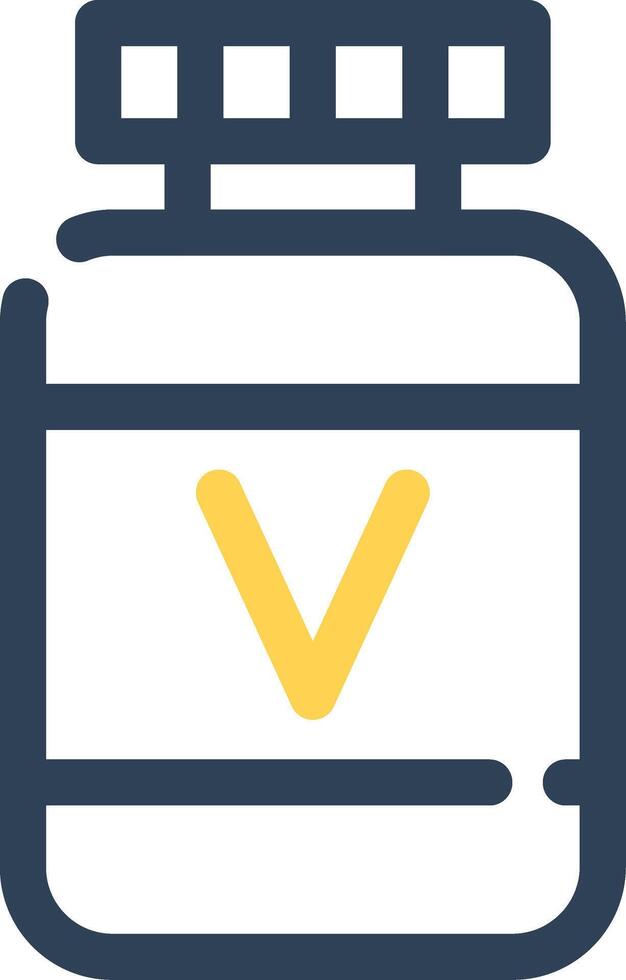 Vitamin Creative Icon Design vector