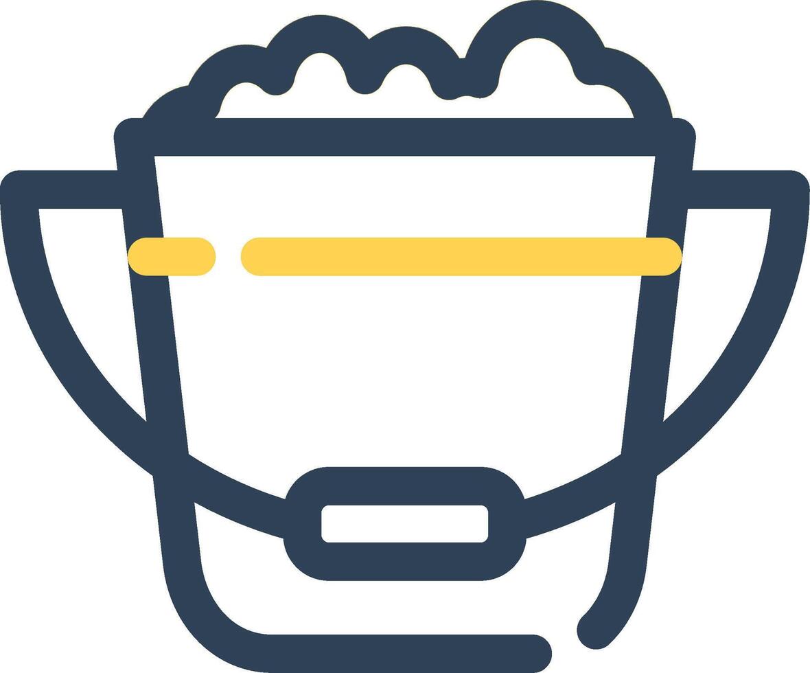 Bucket Creative Icon Design vector