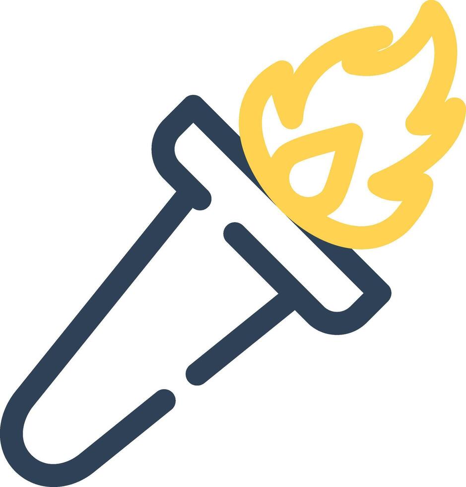 Torch Creative Icon Design vector