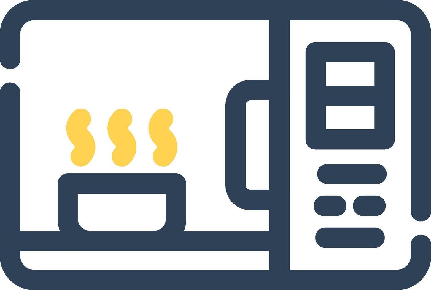 Microwave Creative Icon Design vector