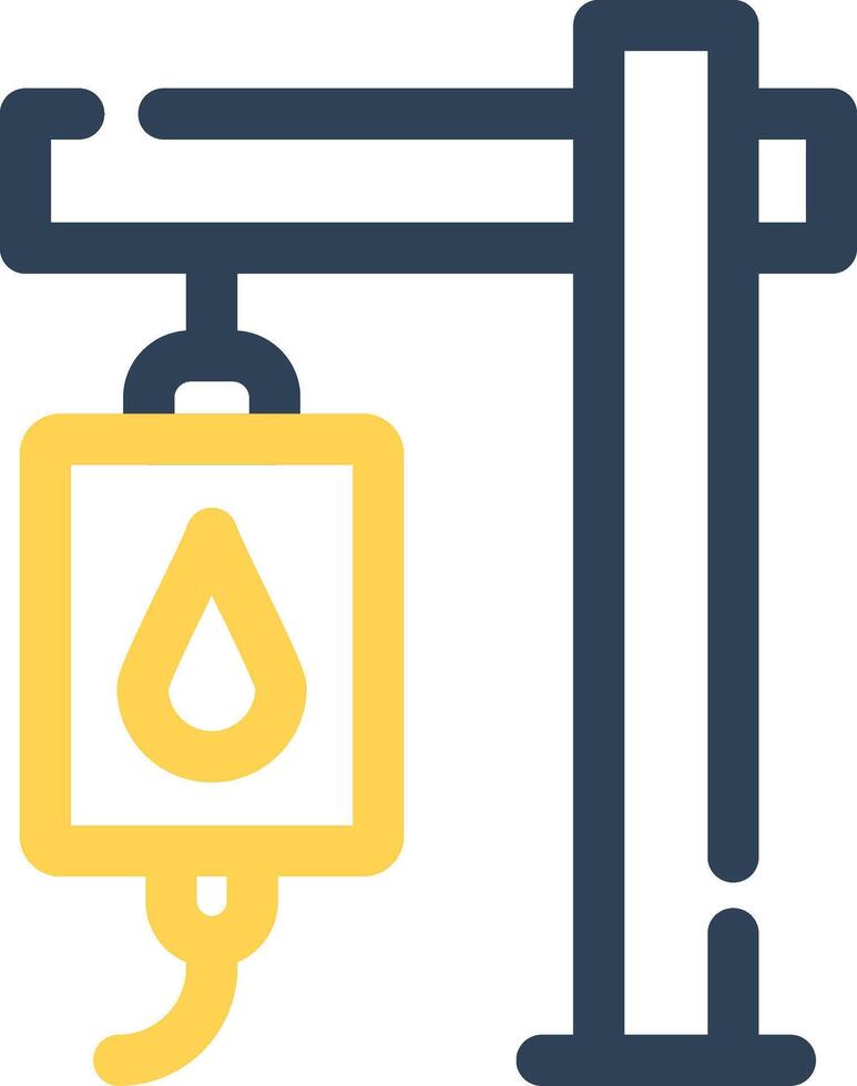 Blood Transfusion Creative Icon Design vector