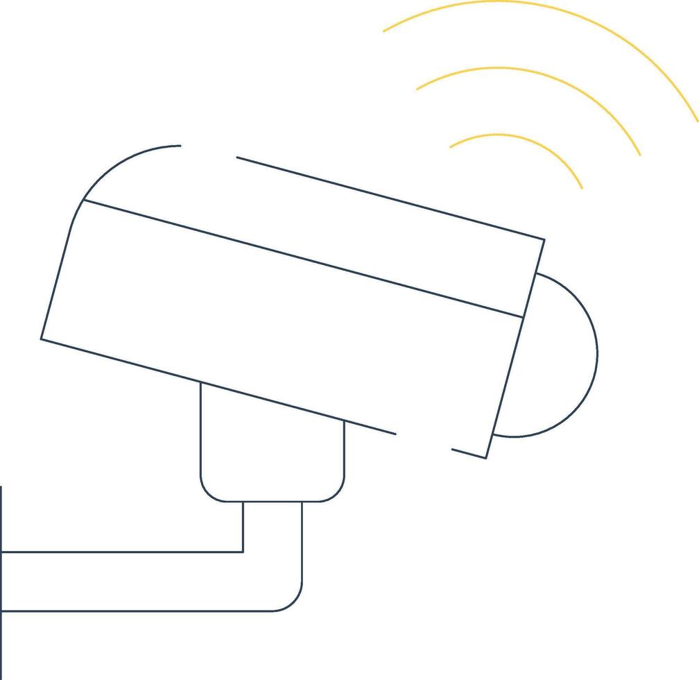 Smart CCTV Creative Icon Design vector