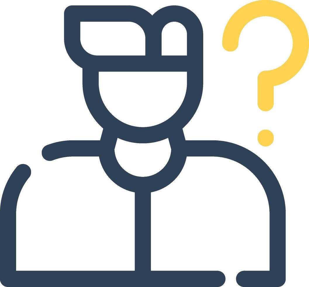 Question Creative Icon Design vector