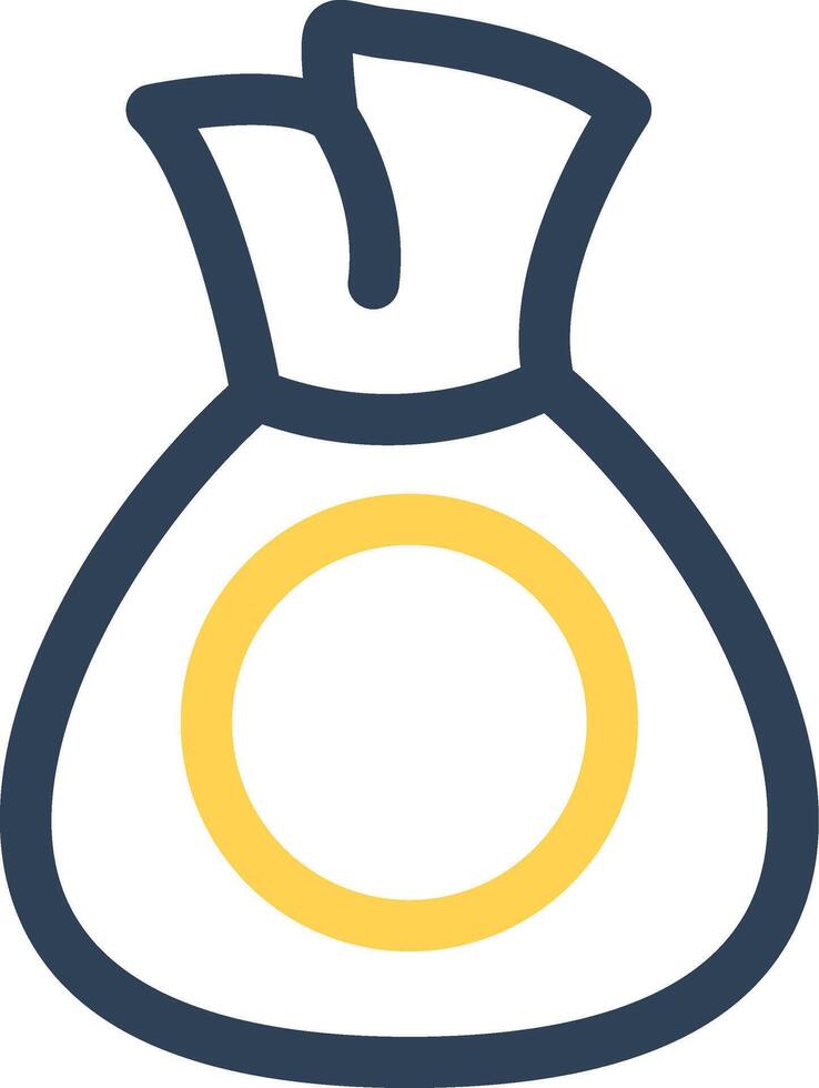 Money Bag Creative Icon Design vector