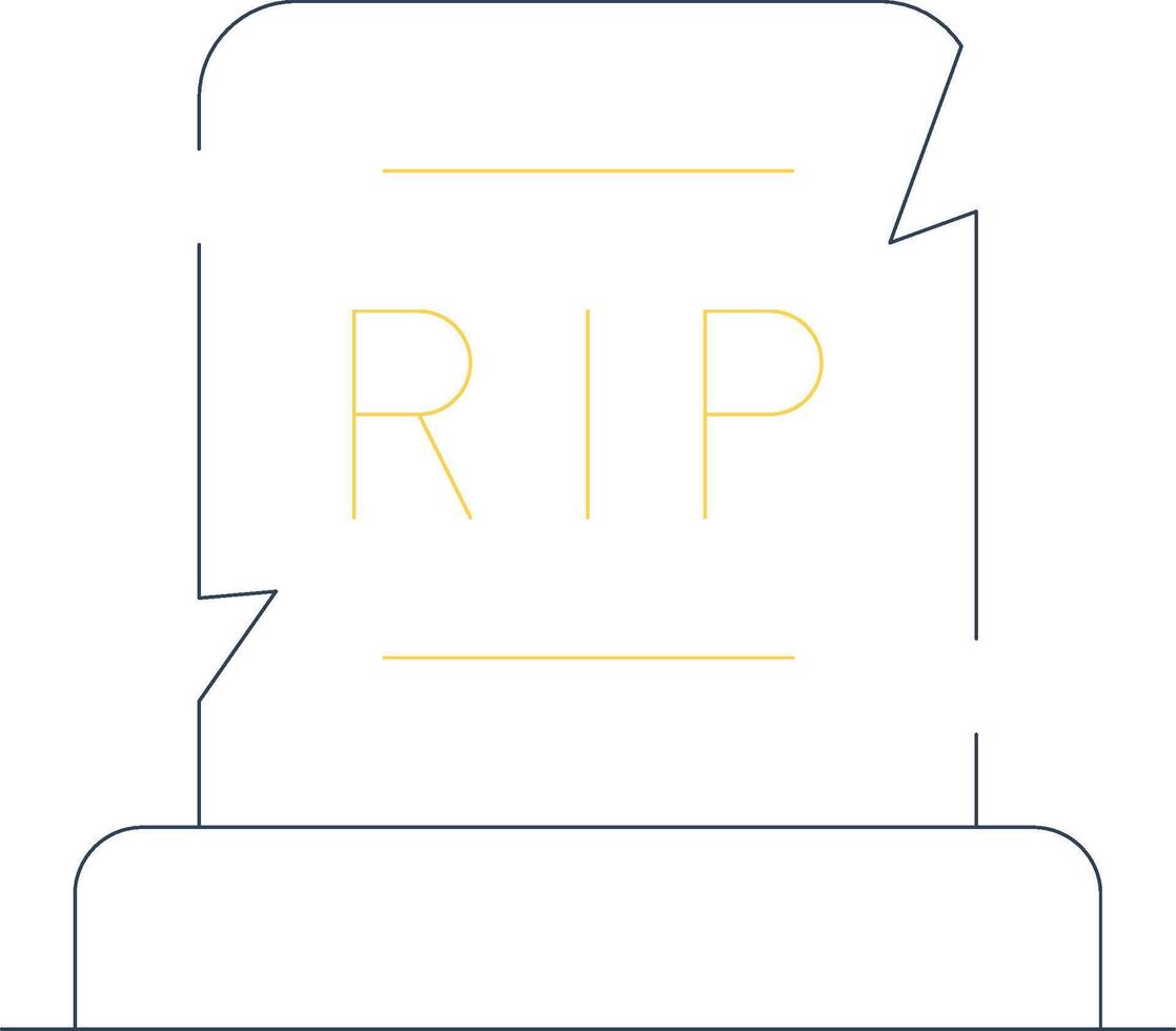 Grave Creative Icon Design vector