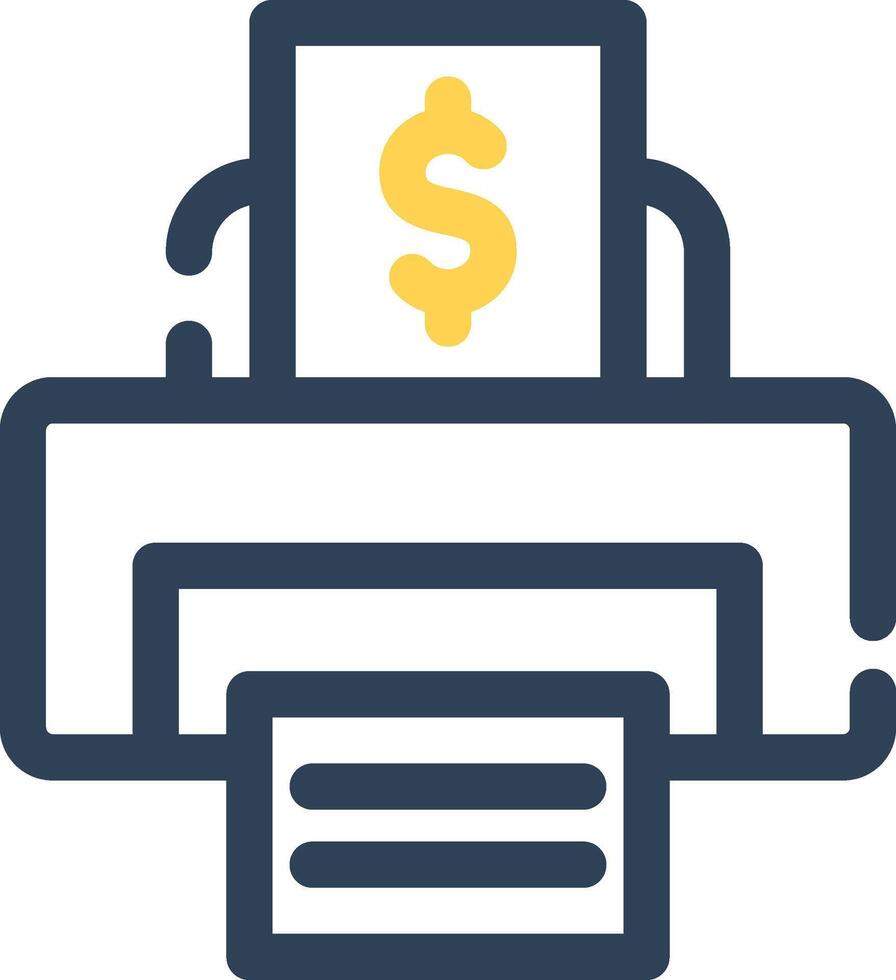 Line Two Color Design vector