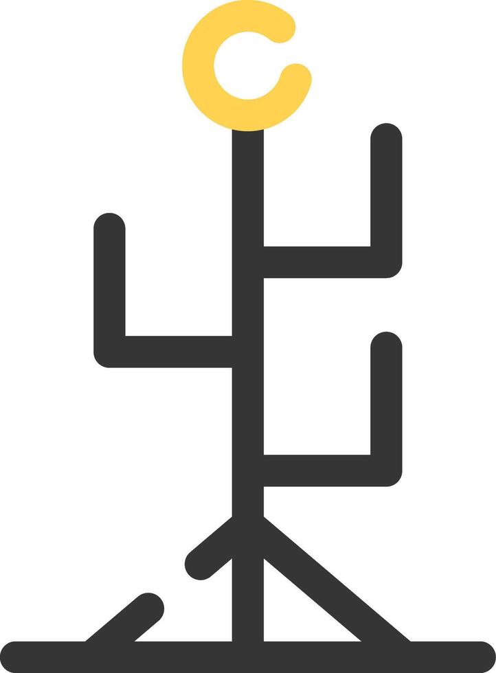 Clothes Stand Creative Icon Design vector