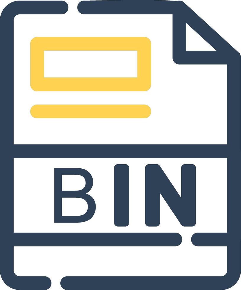 BIN Creative Icon Design vector