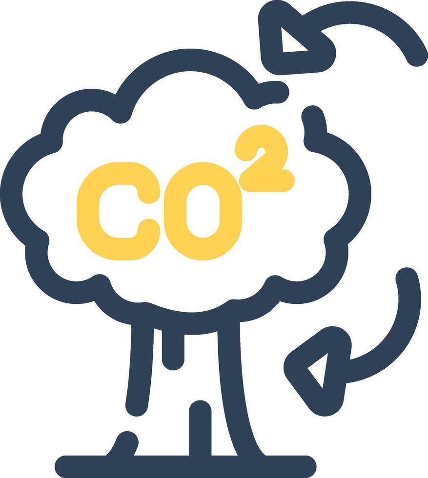 CO2 Creative Icon Design vector