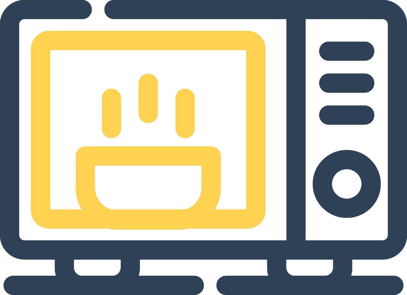 Microwave Creative Icon Design vector