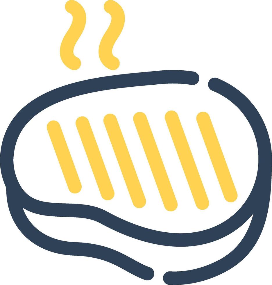 Steak Creative Icon Design vector