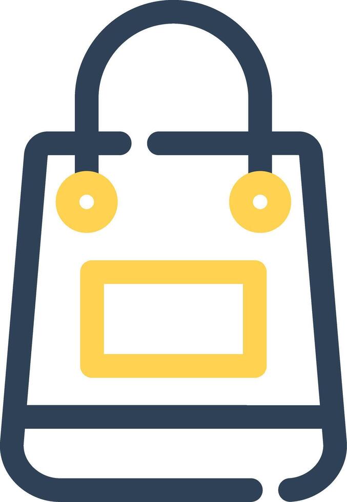 diseño de icono creativo de bolsa de compras vector