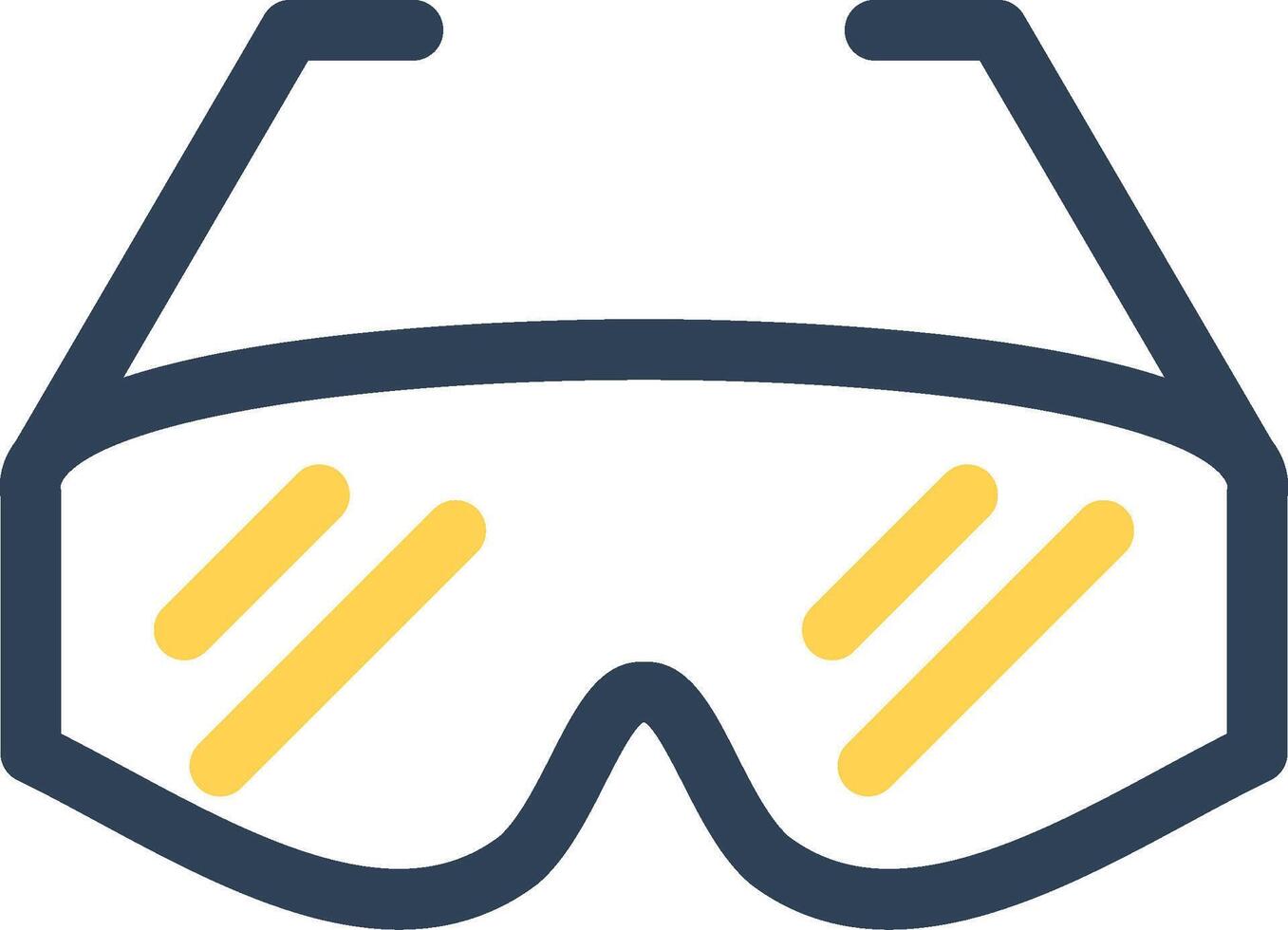 Lab Glasses Creative Icon Design vector