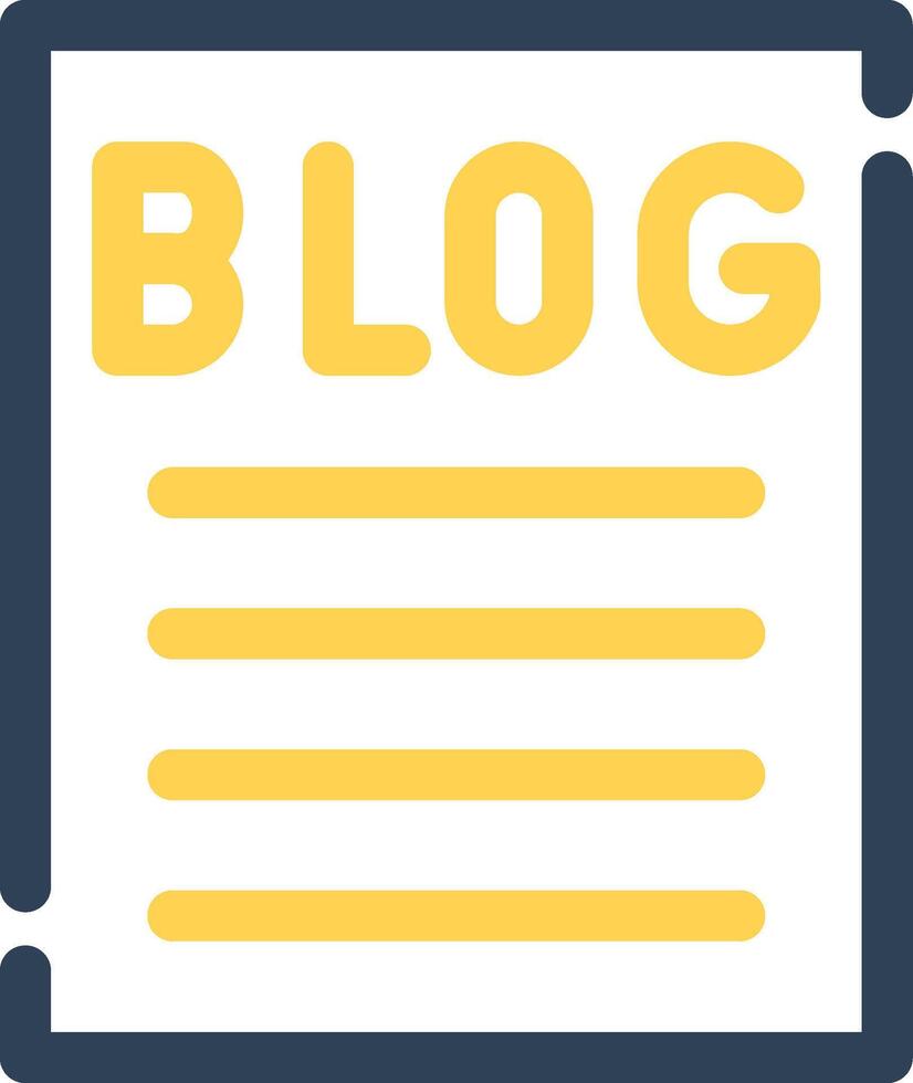 Blogging Creative Icon Design vector