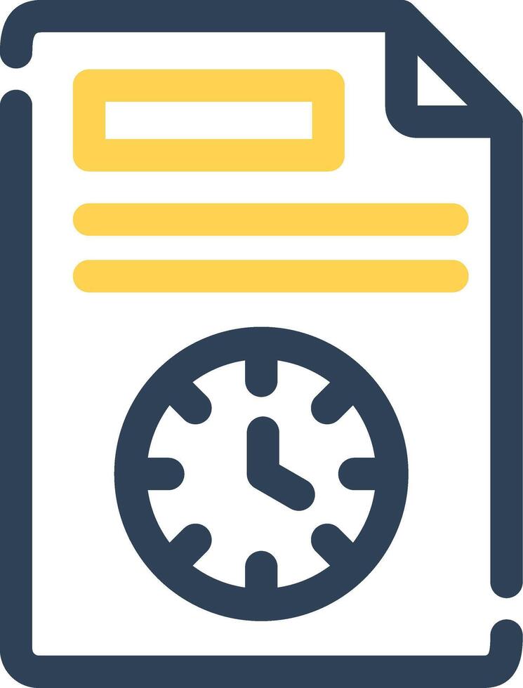 Schedule Creative Icon Design vector