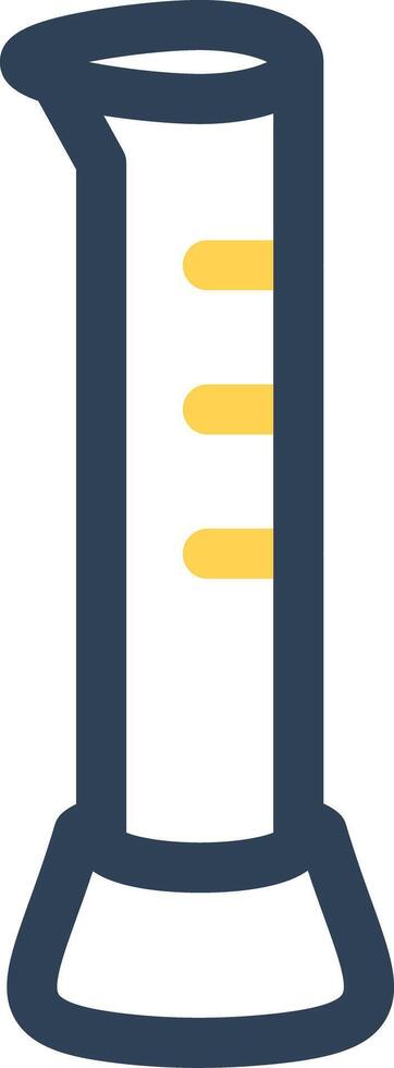 Graduated Cylinder Creative Icon Design vector