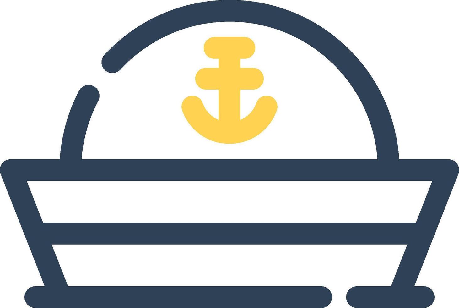 Sailor Hat Creative Icon Design vector