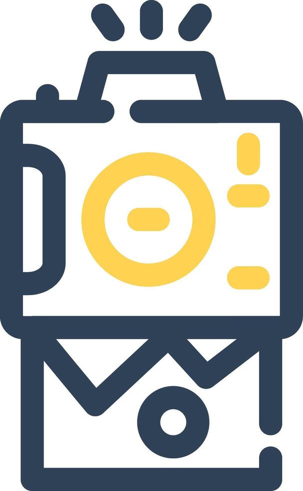 Instant Camera Creative Icon Design vector