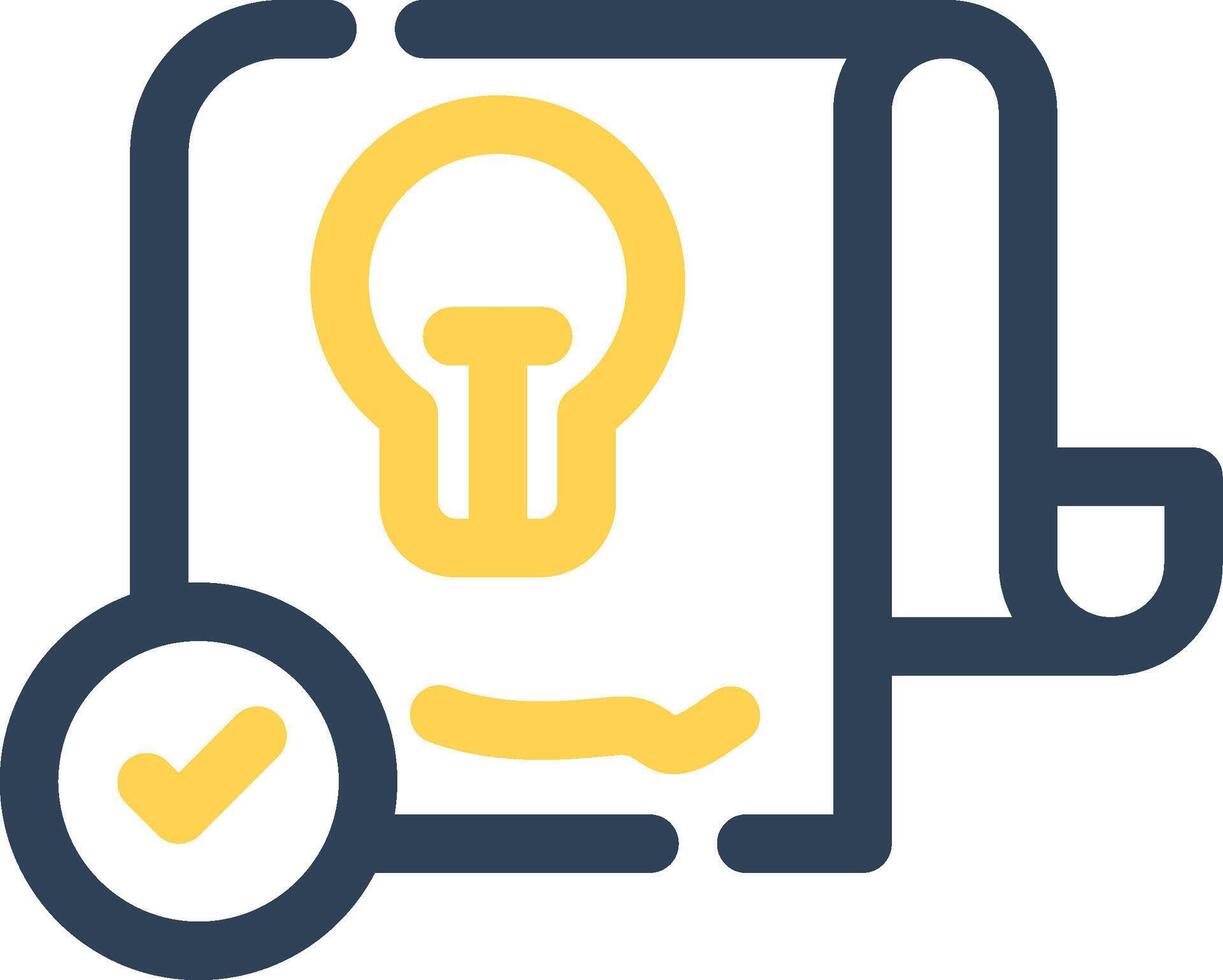 Patent Creative Icon Design vector