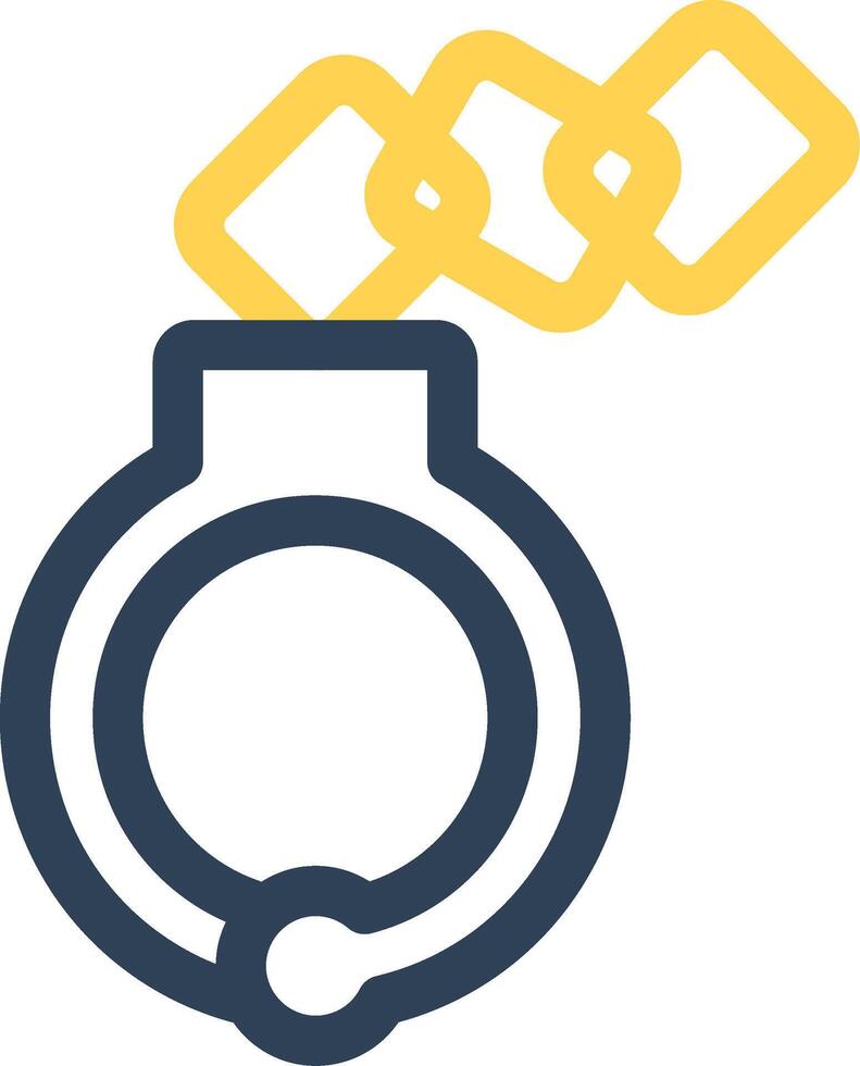 Handcuffs Creative Icon Design vector