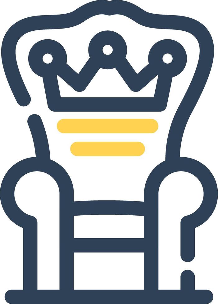 Throne Creative Icon Design vector