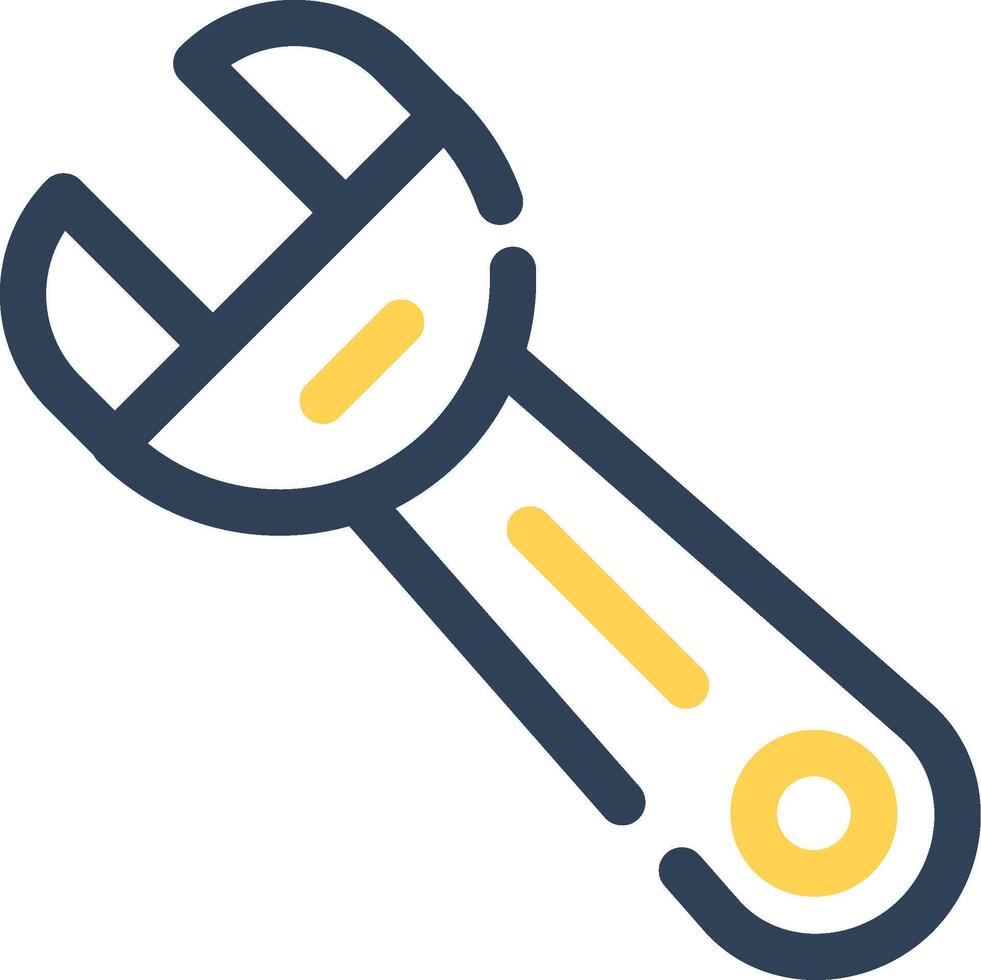 Wrench Creative Icon Design vector