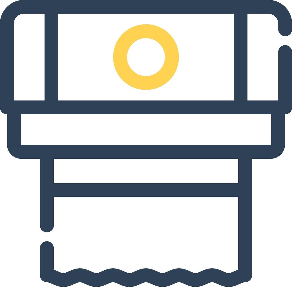 Paper Towel Creative Icon Design vector