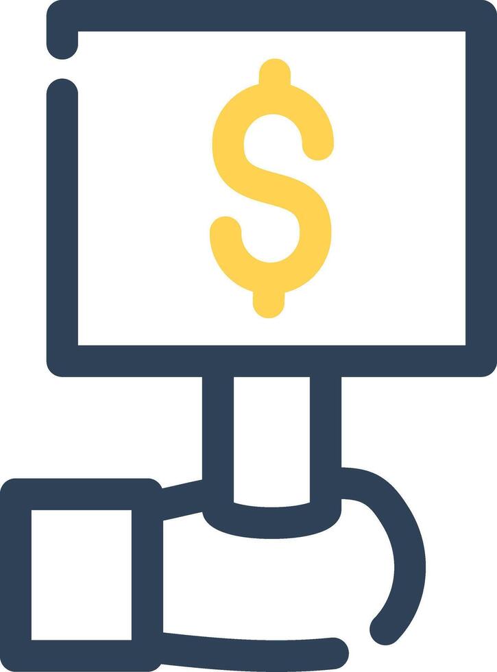 Bidding Creative Icon Design vector