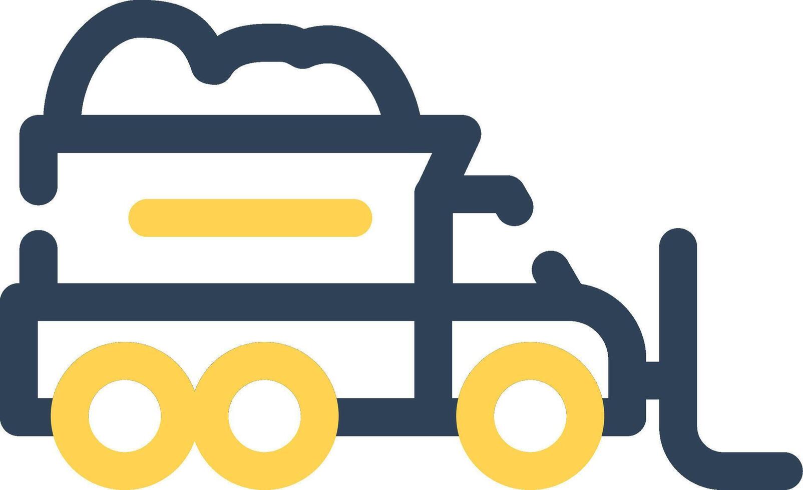 Snowplow Creative Icon Design vector