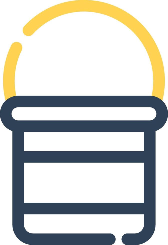 Bait Bucket Creative Icon Design vector