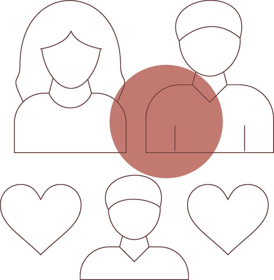 familia creativo icono diseño vector