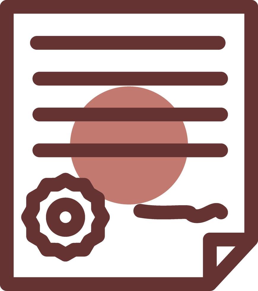 Contract Creative Icon Design vector