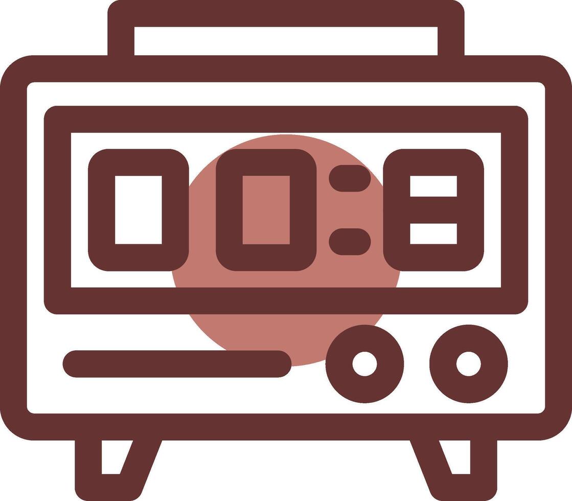 Digital Stopwatch Creative Icon Design vector