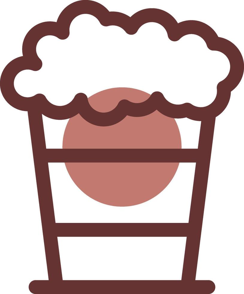 Popcorn Creative Icon Design vector