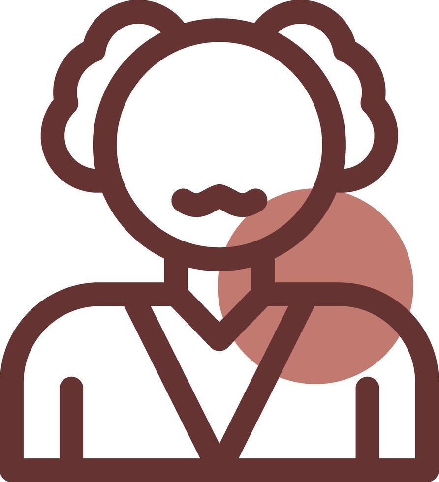 Old Man Creative Icon Design vector