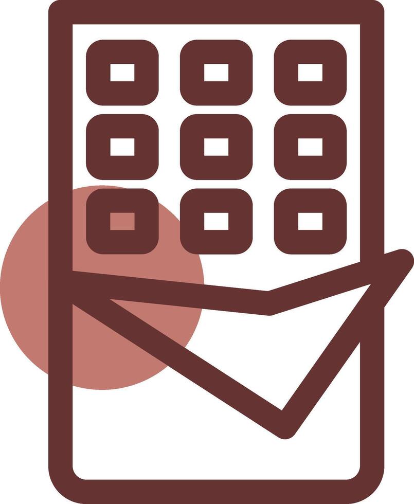 Chocolate Bar Creative Icon Design vector