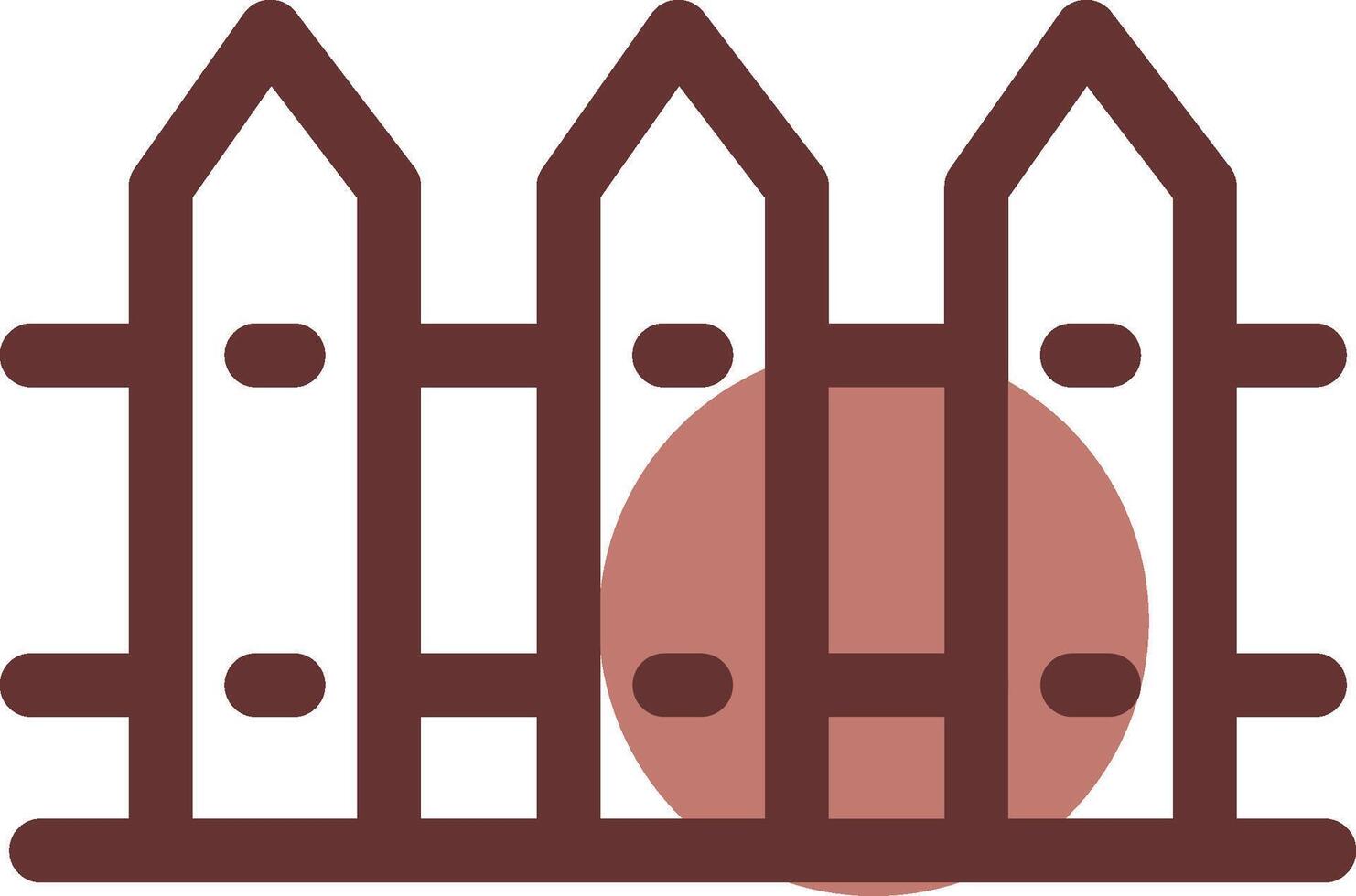 Fence Creative Icon Design vector