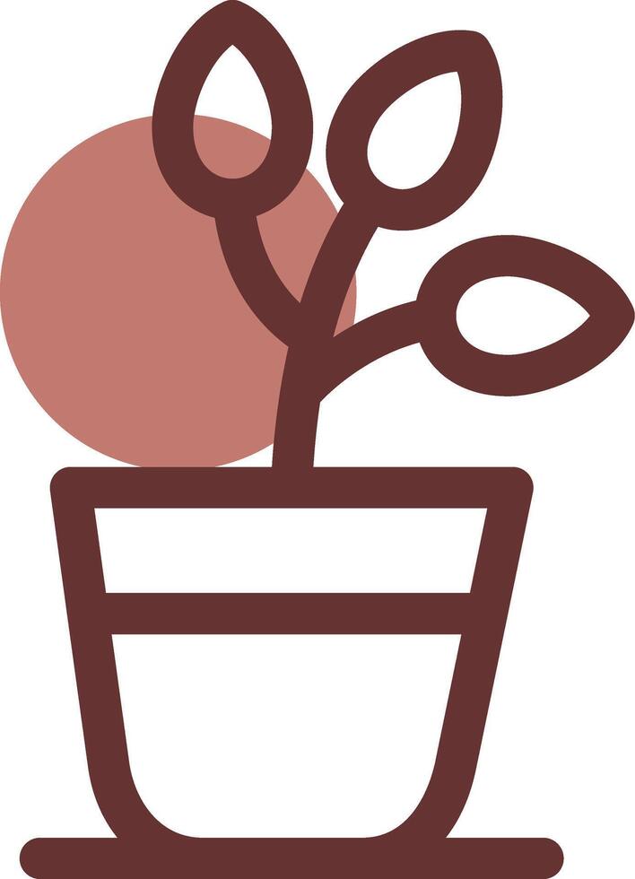 diseño de icono creativo de planta vector