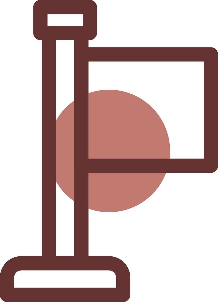 Flag Creative Icon Design vector