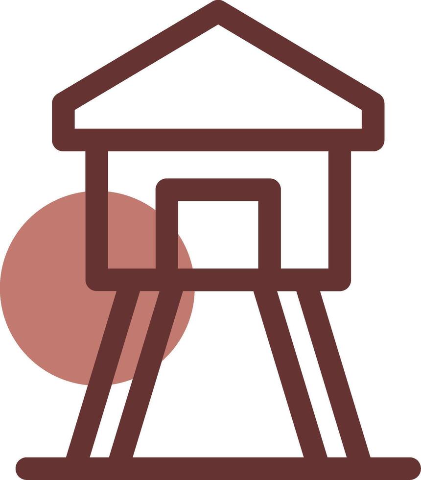 Watchtower Creative Icon Design vector
