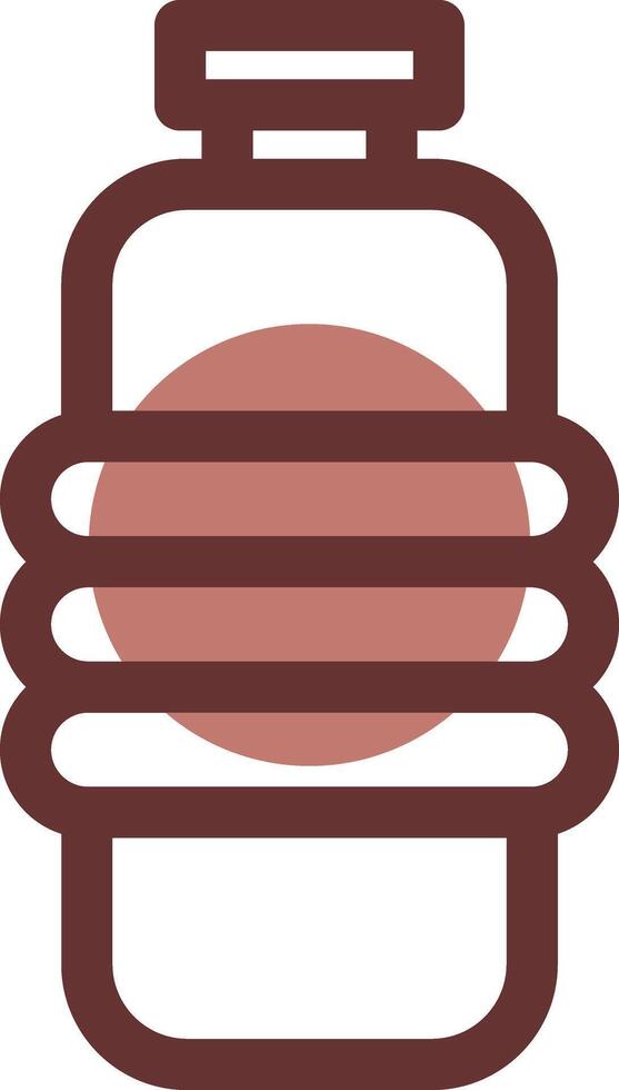 Water Bottle Creative Icon Design vector