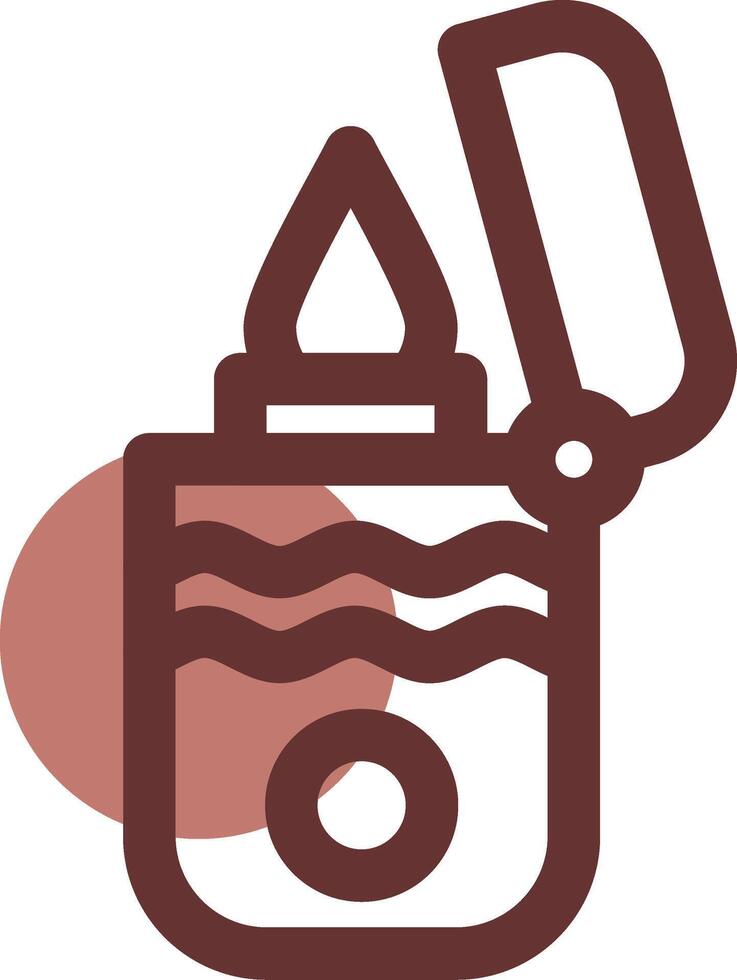 Lighter Creative Icon Design vector