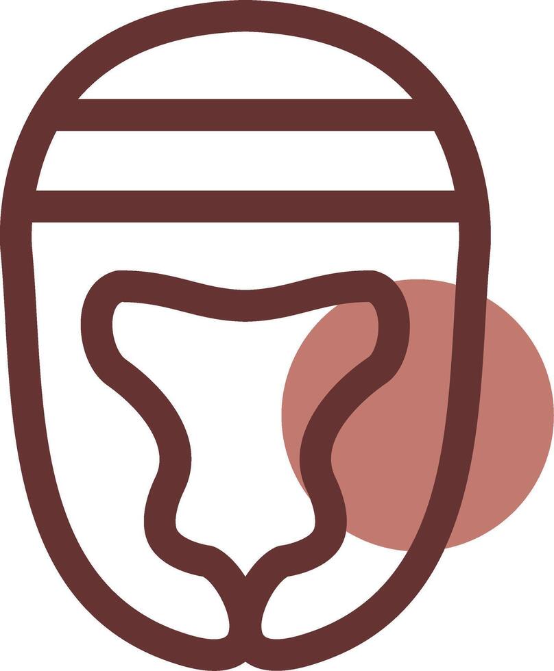 diseño de icono creativo de casco vector