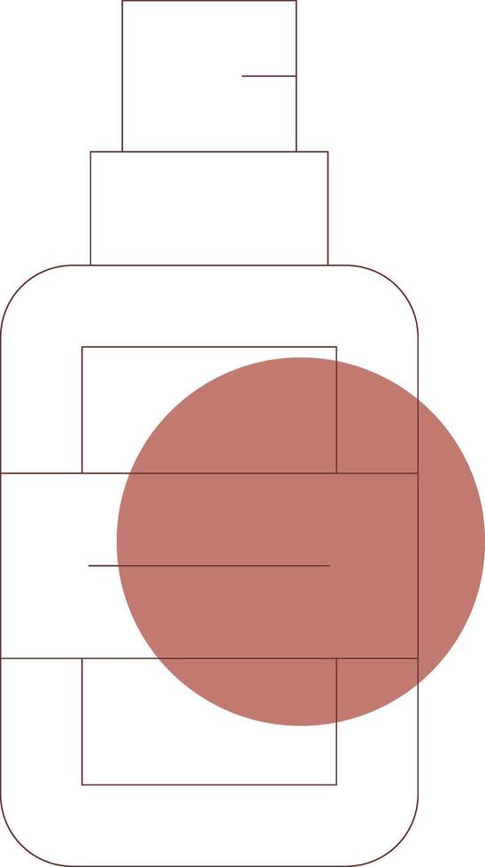 Hairspray Creative Icon Design vector