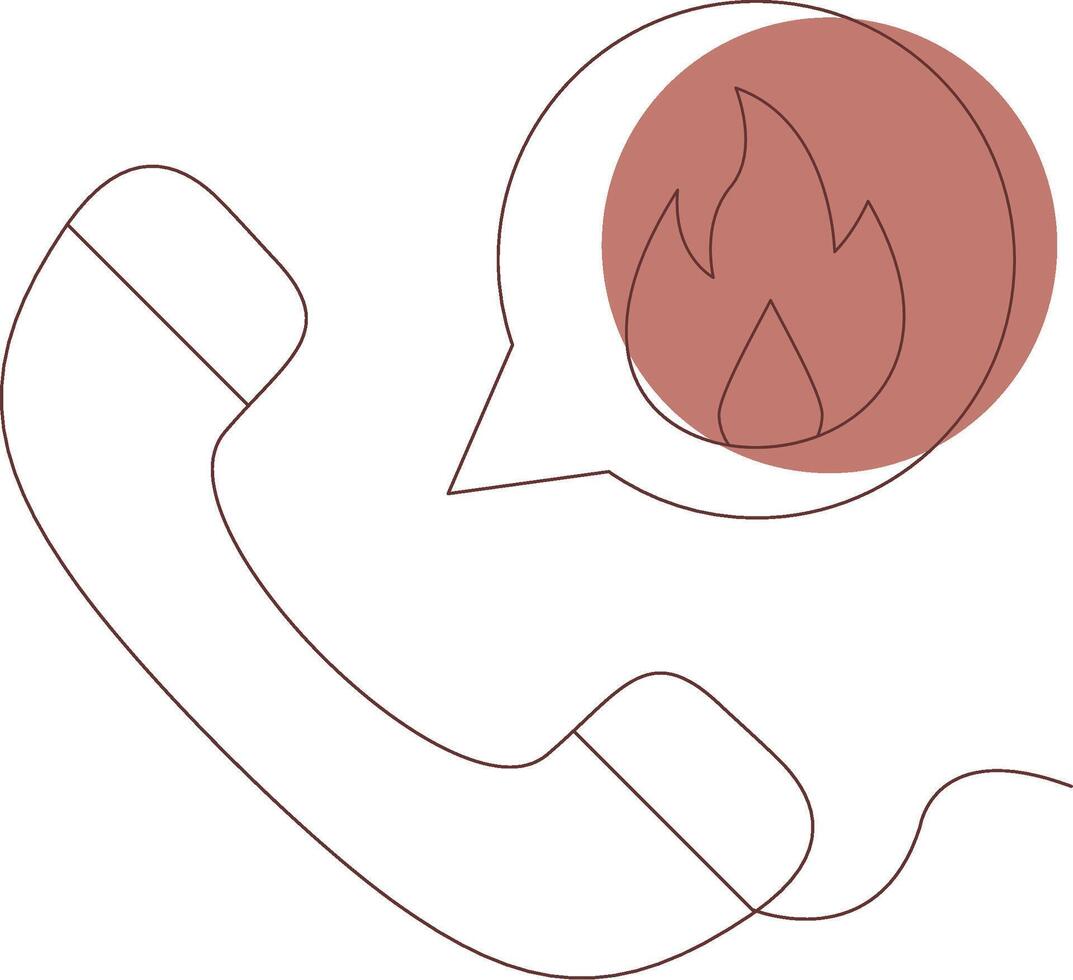 Emergency Call Creative Icon Design vector