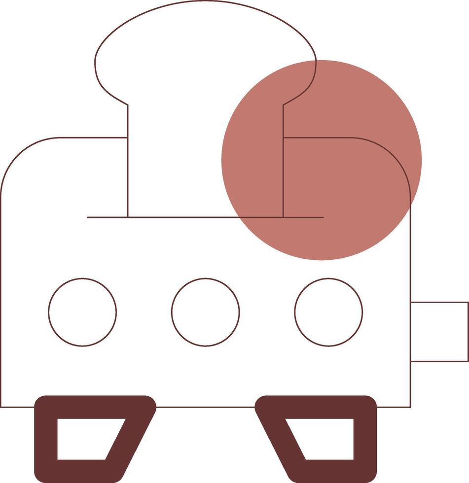 Toaster Creative Icon Design vector