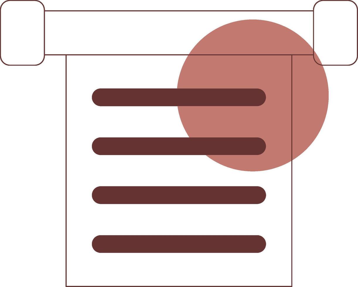 Scroll Creative Icon Design vector