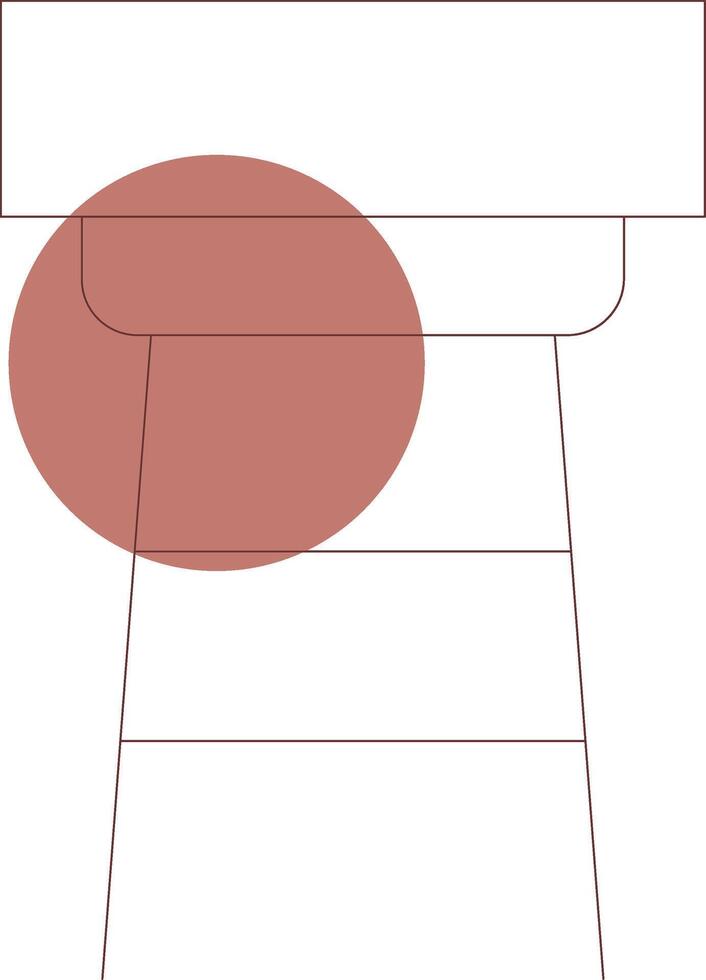 Stool Creative Icon Design vector