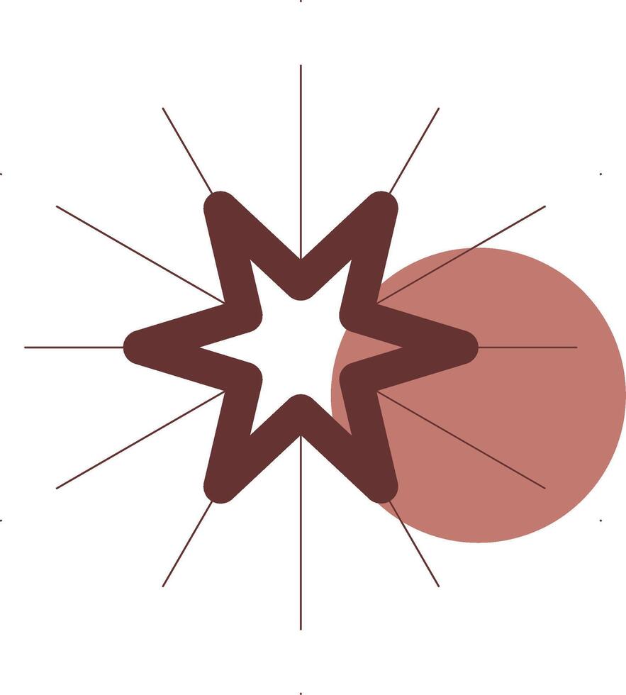 Star Creative Icon Design vector